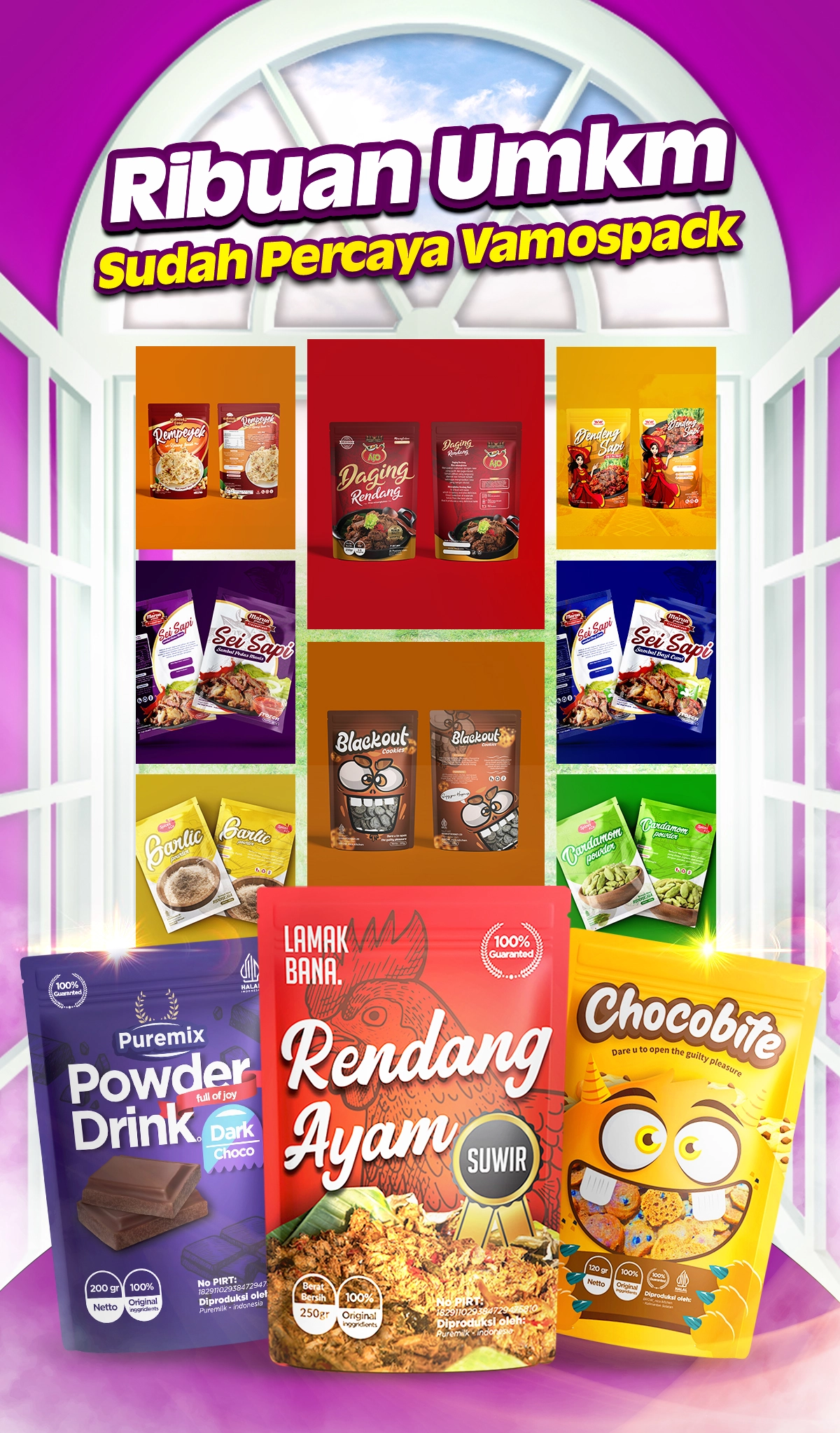 ribuan umkm percaya cetak kemasan di vamospack
