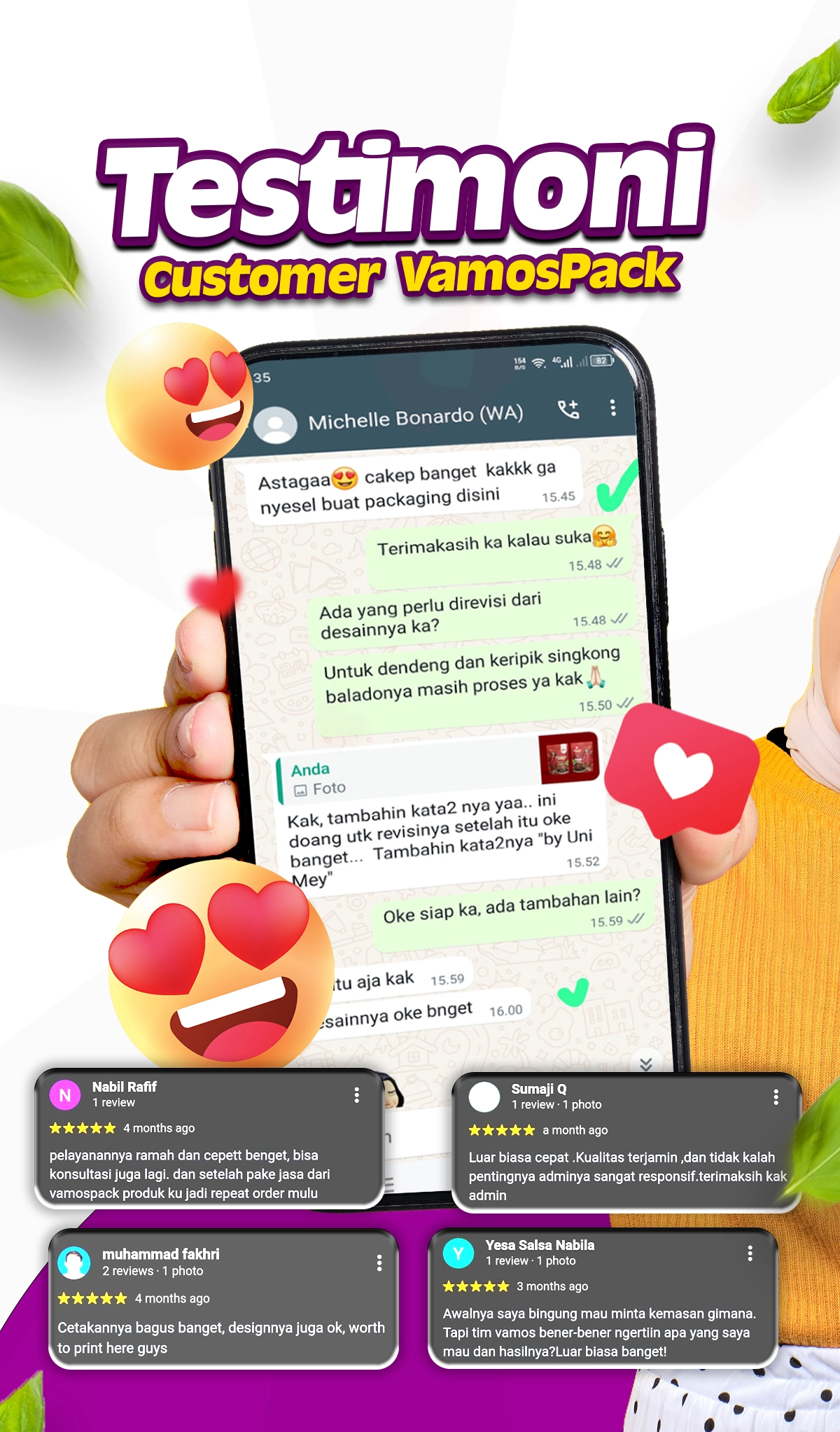 testimoni pelanggan vamospack