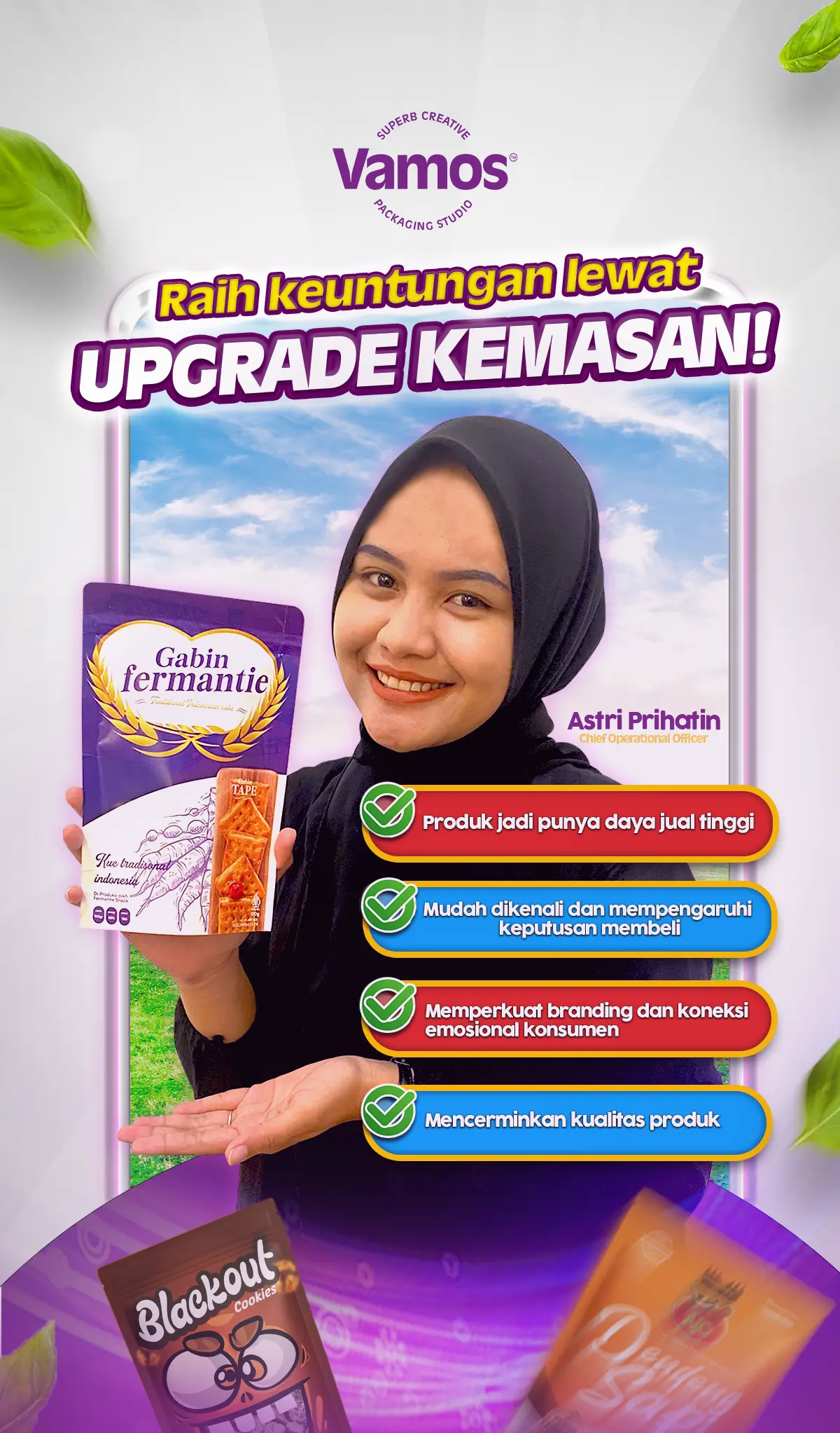 Upgrade Kemasan Di Vamos Aja